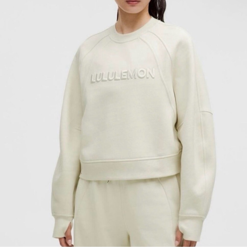 Scuba Oversized Pullover in Bone - Picture 5 of 5